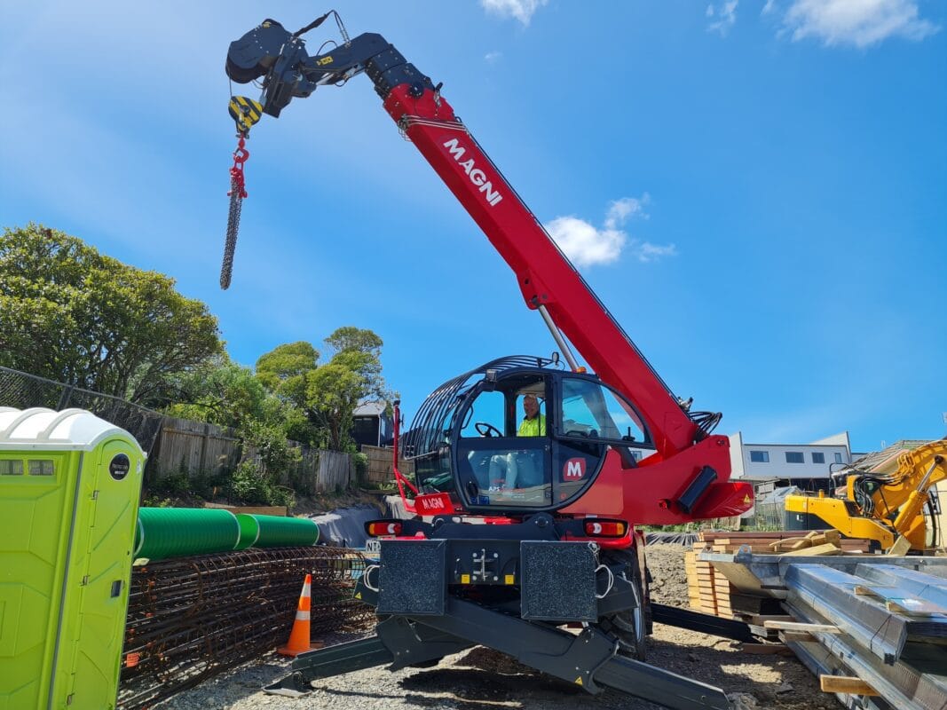 Smiling Telehandler Driver