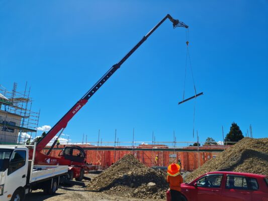 Rotating Telehandler and Fly Gib Winch