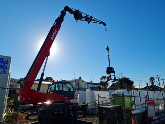 Telehandler and Winch