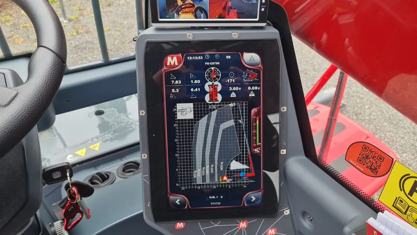 Live Dynamic Telehandler Load Charts