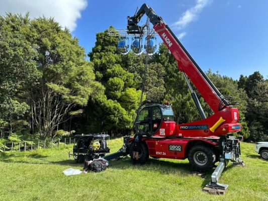 Telehandler for Film Support Work